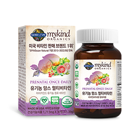 (정기배송)마이카인드 유기농 맘스 임산부 멀티비타민 30정