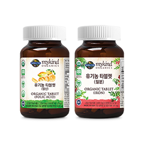 마이카인드 유기농 철분 30정 + 유기농 엽산 60정