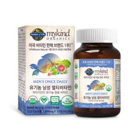 (정기배송)마이카인드 유기농 남성 종합 멀티 비타민 30정